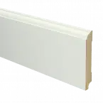 MDF Eigentijdse plint 115x18 wit voorgel. RAL 9010