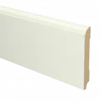MDF Eigentijdse plint 120x15 wit voorgel. RAL 9010