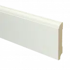 MDF Eigentijdse plint 90x15 wit voorgel. RAL 9010