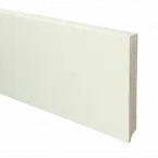 MDF Moderne plint 150x18 wit voorgelakt RAL 9010