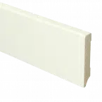MDF Moderne plint 70x12 wit voorgelakt RAL 9010