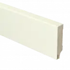 MDF Moderne plint 70x18 RAL 9010 + uitsparing