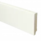 MDF Moderne plint 90x18 RAL 9010 + uitsparing