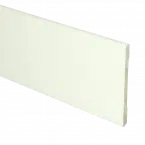 MDF Moderne plint 90x6 wit voorgelakt RAL 9010