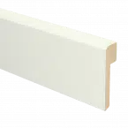MDF Renovatieplint klassiek 85x22 voorgel. RAL 9010