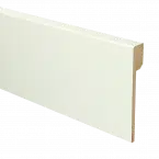MDF Renovatieplint modern 120x18 voorgel. RAL 9010