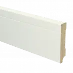 MDF Tijdloze plint 90x18 wit voorgel. RAL 9010